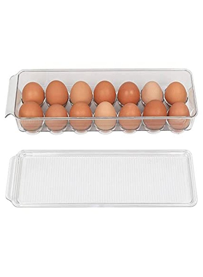 LDG WARE Egg Tray 14 Eggs for Fridge | Non-Breakable Egg Storage Box for Fridge | BPA-Free Egg Container with Lid | Egg Holder for Fridge | Eggs Tray Box 14 Eggs | Fresh Egg Basket for Kitchen Storage - Image 5